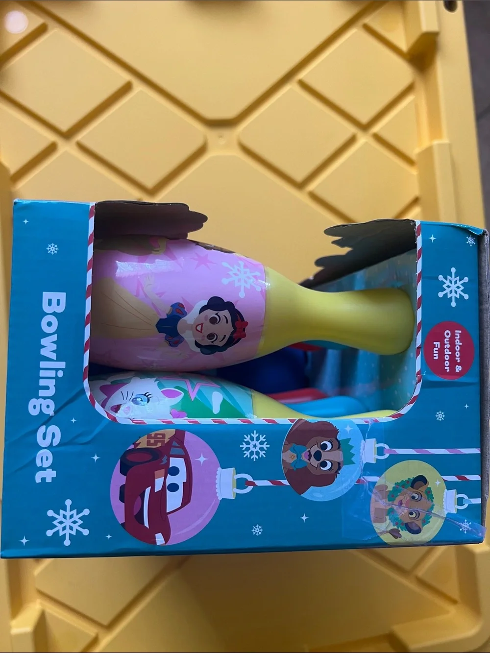 Disney Bowling Pins Set - Red, Teal, Yellow